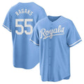 My Store KC.Royals #55 Cole Ragans Player Light Blue Home Game Stitched Jerseys