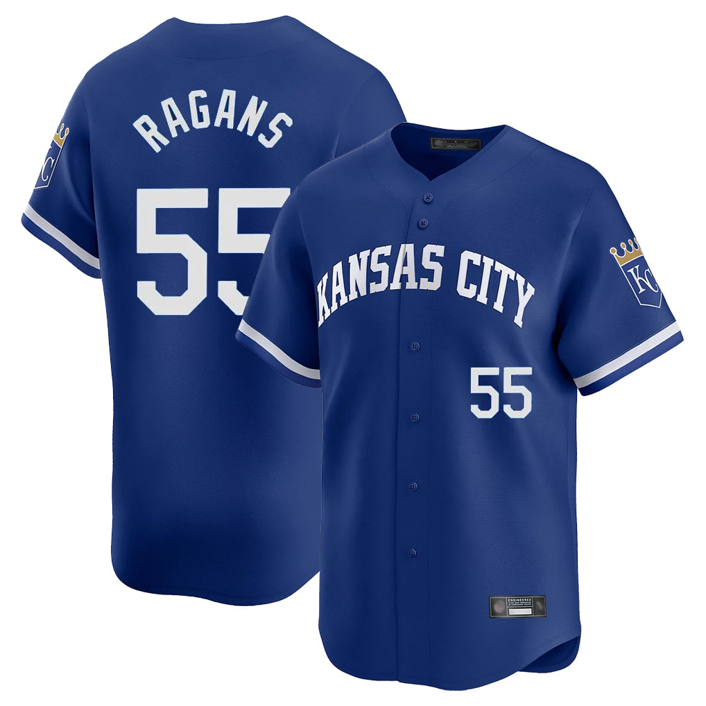 My Store KC.Royals #55 Cole Ragans Player Royal City Connect Limited Home Game Stitched Jerseys