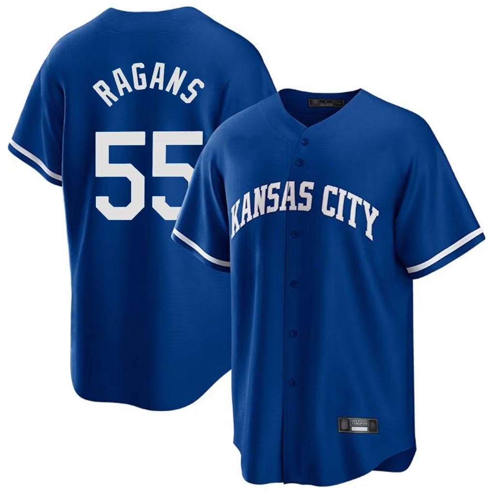 My Store KC.Royals #55 Cole Ragans Player Royal Game Home Stitched Jerseys