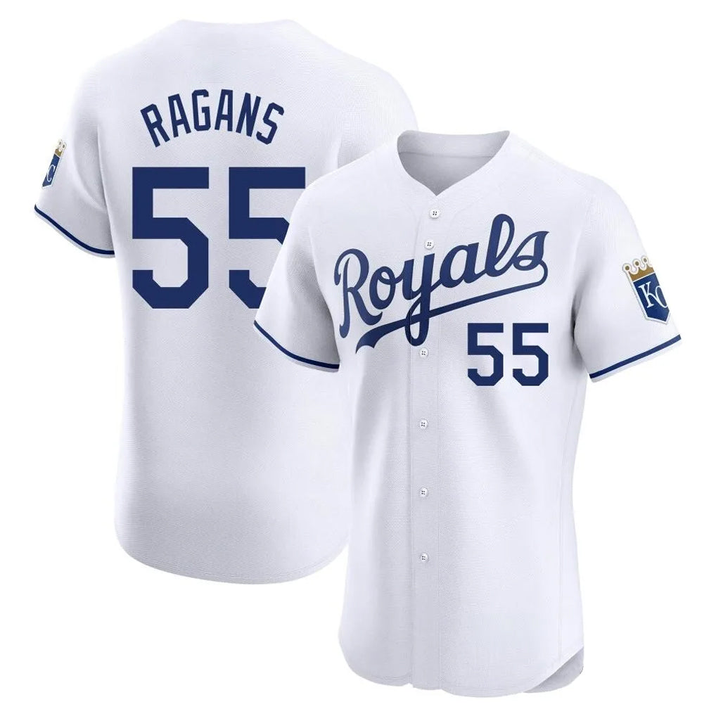 My Store KC.Royals #55 Cole Ragans Player White Alt Limited Elite Home Stitched Jerseys