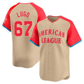 My Store KC.Royals #67 Seth Lugo Player Cream American League All-Star Game Limited Home Stitched Jerseys