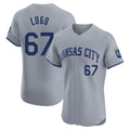 My Store KC.Royals #67 Seth Lugo Player Gray Limited Elite Home Stitched Jerseys