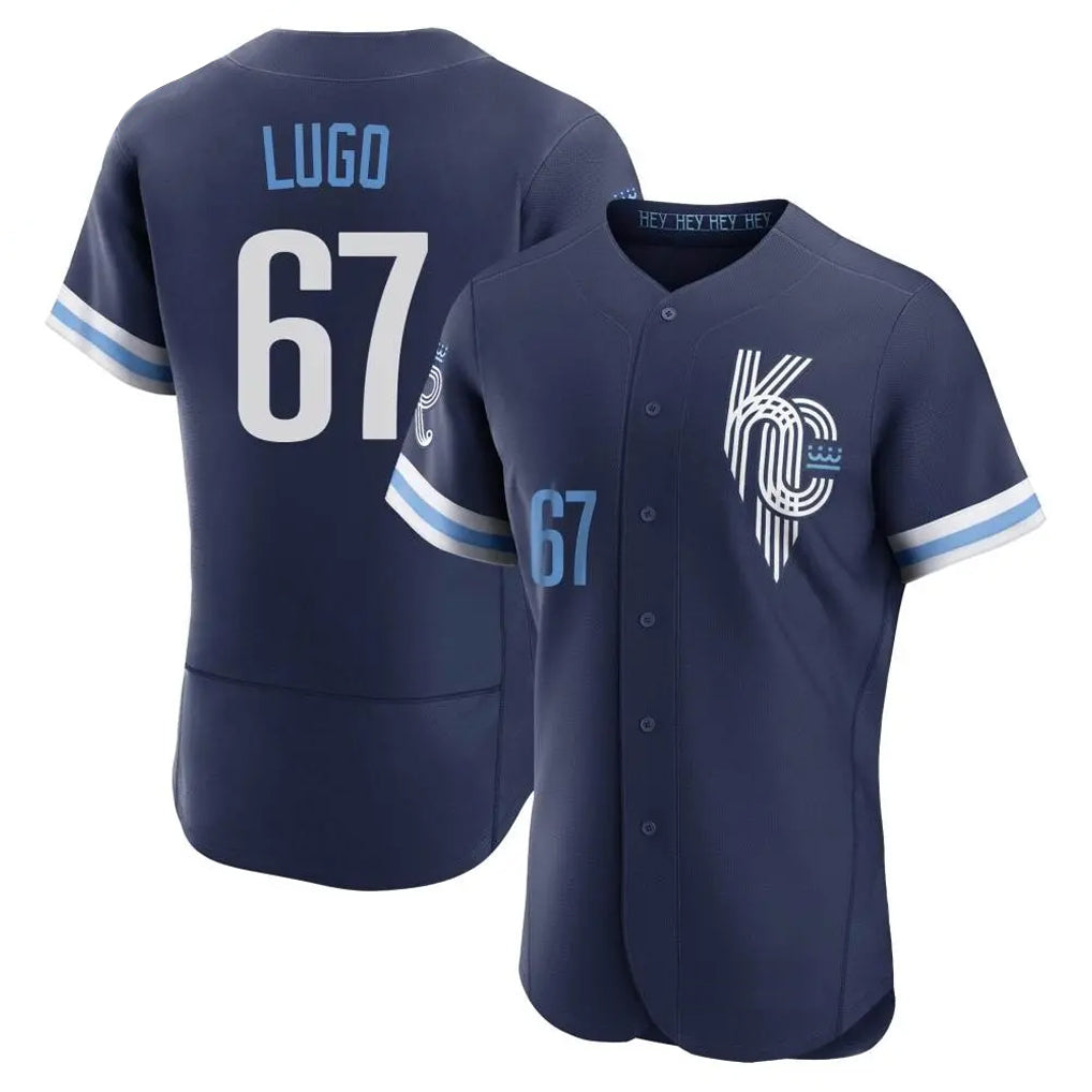 My Store KC.Royals #67 Seth Lugo Player Navy City Connect Limited Elite Home Stitched Jerseys