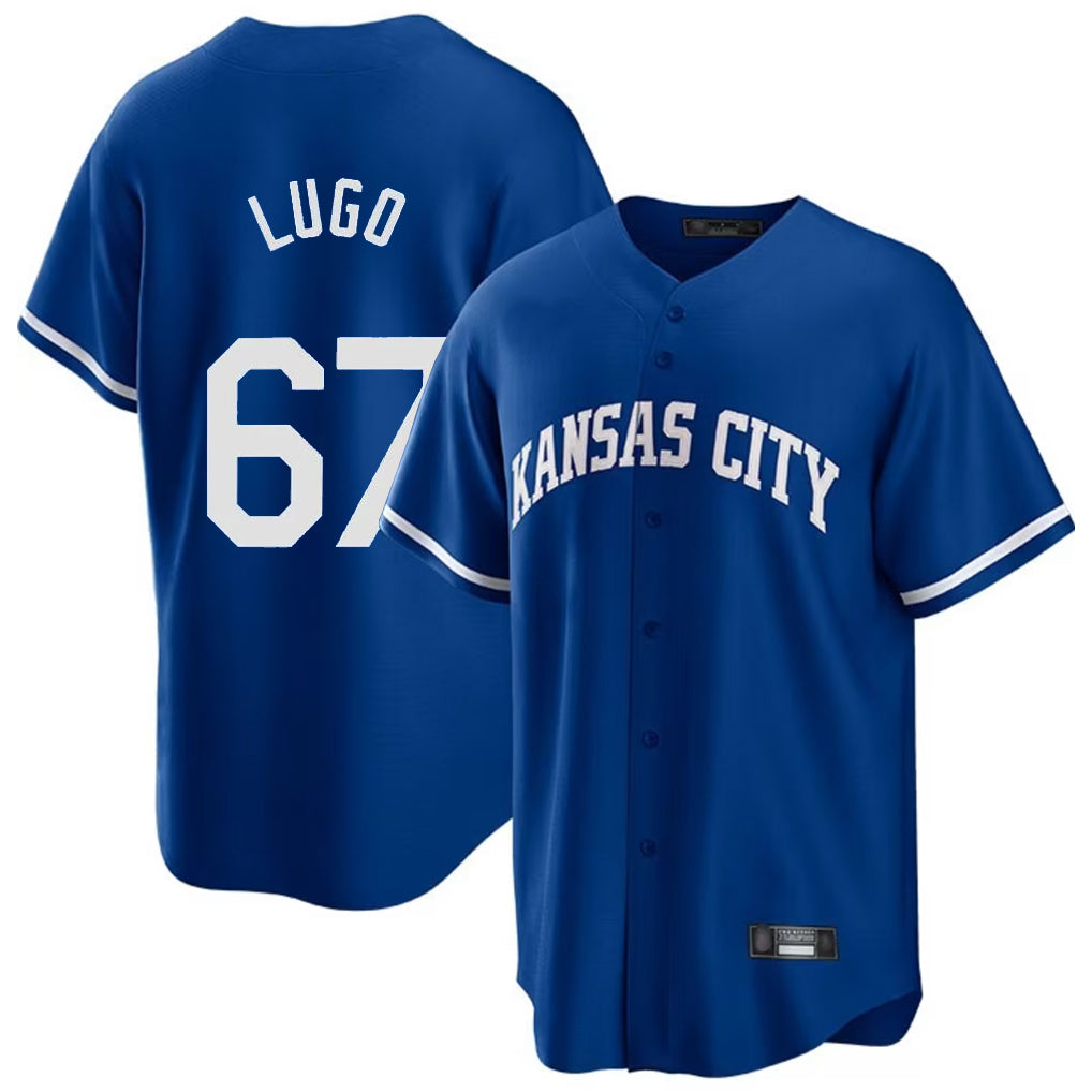 My Store KC.Royals #67 Seth Lugo Player Royal Game Home Stitched Jerseys