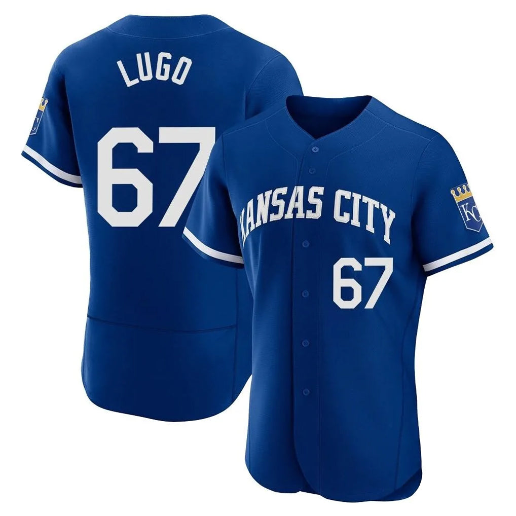 My Store KC.Royals #67 Seth Lugo Player Royal Limited Elite Home Stitched Jerseys