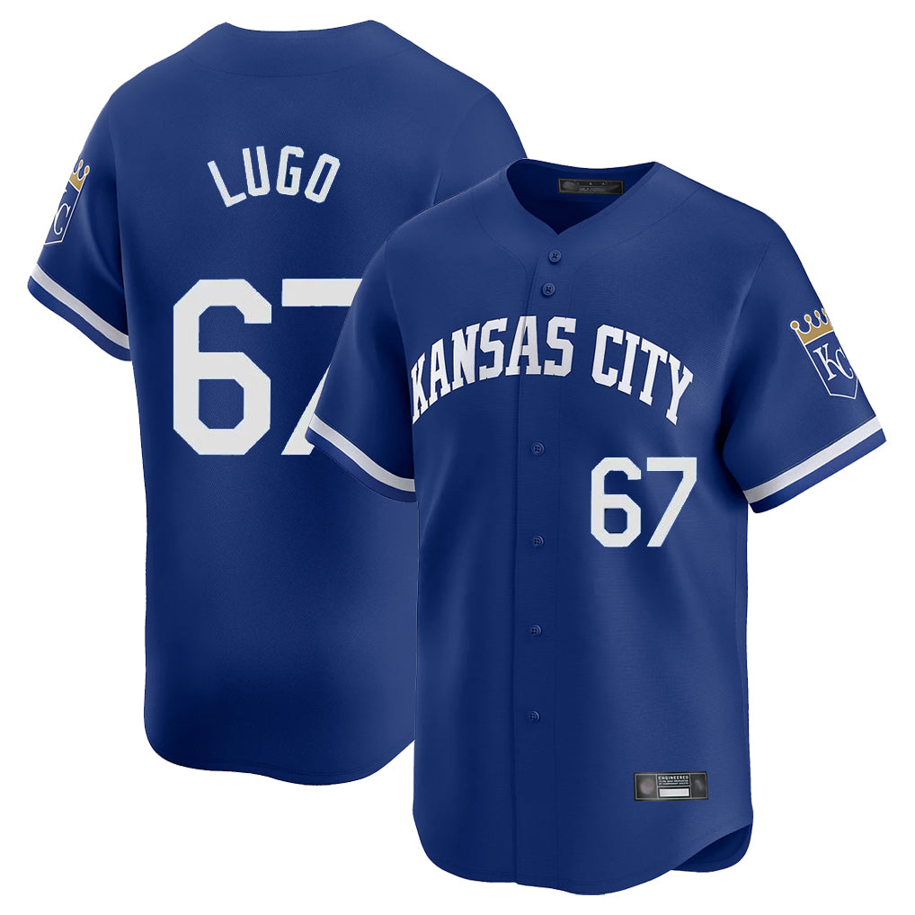 My Store KC.Royals #67 Seth Lugo Player Royal Limited Home Stitched Jerseys