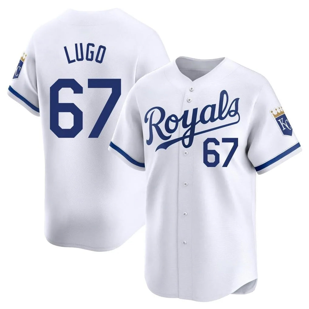 My Store KC.Royals #67 Seth Lugo Player White Alt Limited Home Stitched Jerseys