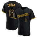 My Store KC.Royals #6 Jonathan India Player Black Snake Skin City Limited Elite Stitched Jerseys