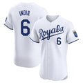 My Store KC.Royals #6 Jonathan India Player White Alt Limited Elite Home Stitched Jerseys