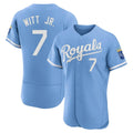 My Store KC.Royals #7 Bobby Witt Jr. Player Light Blue Alt Limited Elite Home Stitched Jerseys