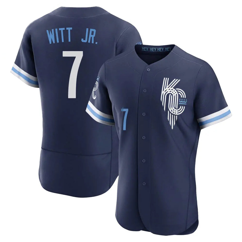My Store KC.Royals #7 Bobby Witt Jr. Player Navy City Connect Limited Elite Home Stitched Jerseys
