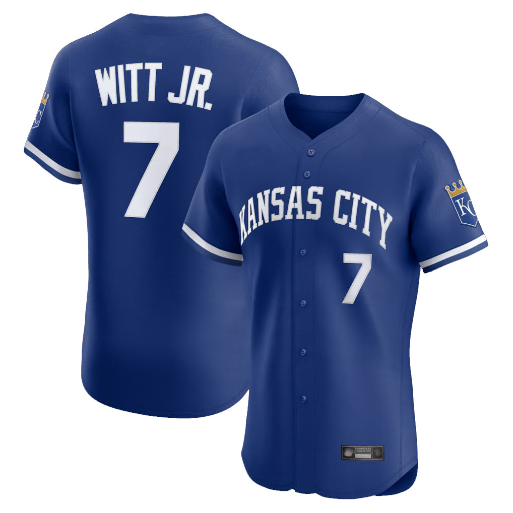 My Store KC.Royals #7 Bobby Witt Jr. Player Royal Game Home Stitched Jerseys