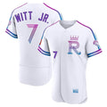 My Store KC.Royals #7 Bobby Witt Jr. Player White 2026 City Connect Limited Elite Home Stitched Jerseys