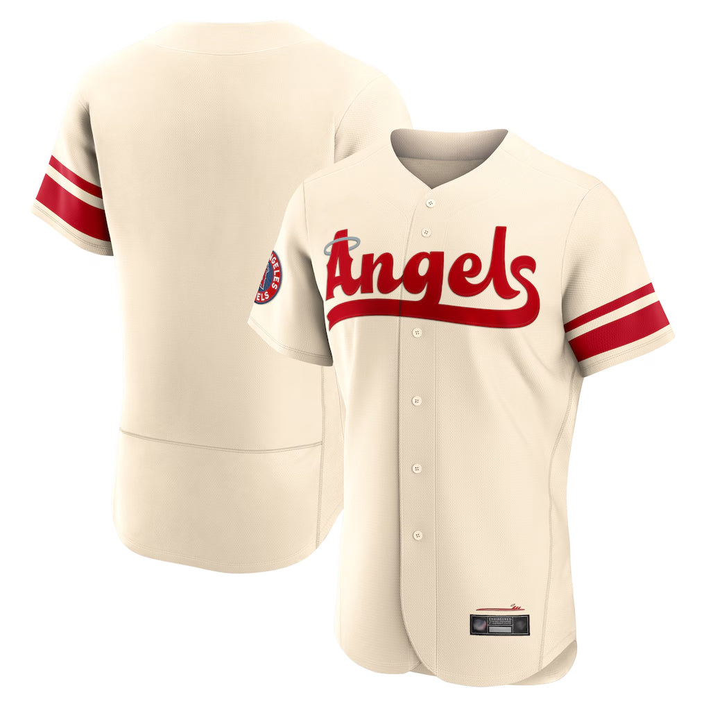 My Store LA.Angels Cream City Connect Limited ELite Home Blank Player Stitched Jerseys