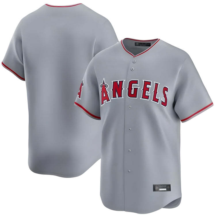 My Store LA.Angels Gray Home Limited Blank Player Stitched Jerseys