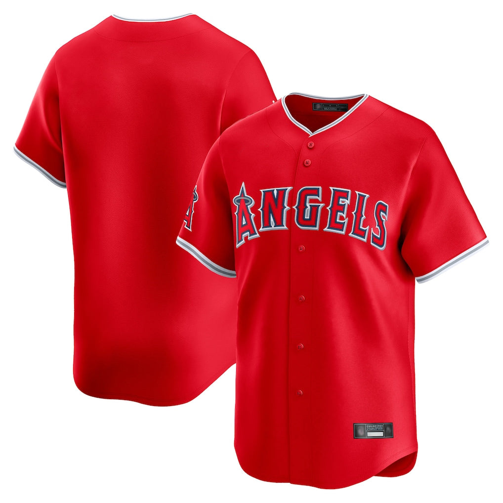 My Store LA.Angels Gray Home Game Blank Player Stitched Jerseys