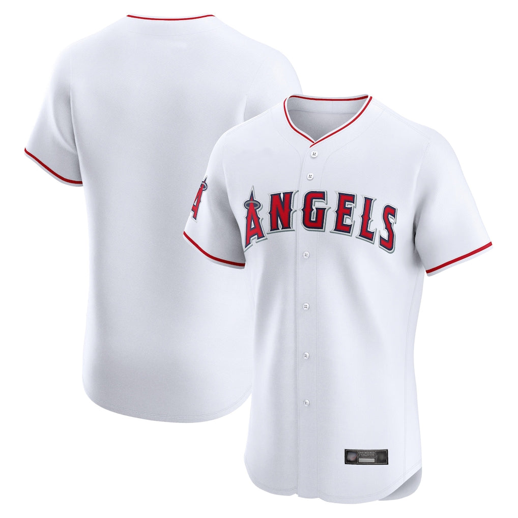 My Store LA.Angels White Limited Elite Home Blank Player Stitched Jerseys