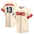 My Store LA.Angels #13 Drew Pomeranz Player Cream City Connect Home Stitched Jerseys