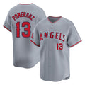 My Store LA.Angels #13 Drew Pomeranz Player Gray Home Limited Stitched Jerseys