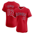 My Store LA.Angels #16 Yusei Kikuchi Player Red Home Limited Elite Stitched Jerseys