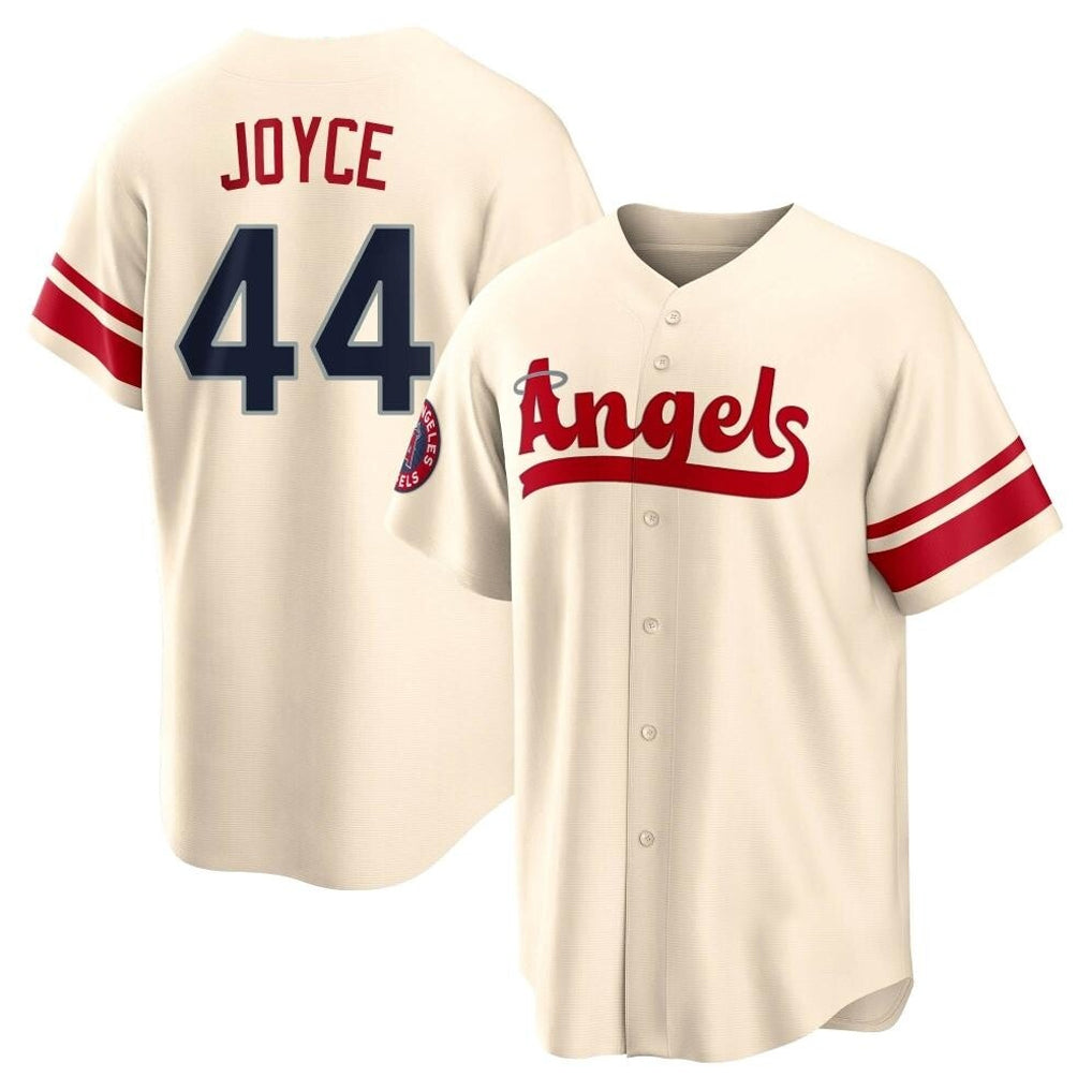 My Store LA.Angels #44 Ben Joyce Player Cream City Connect Home Stitched Jerseys