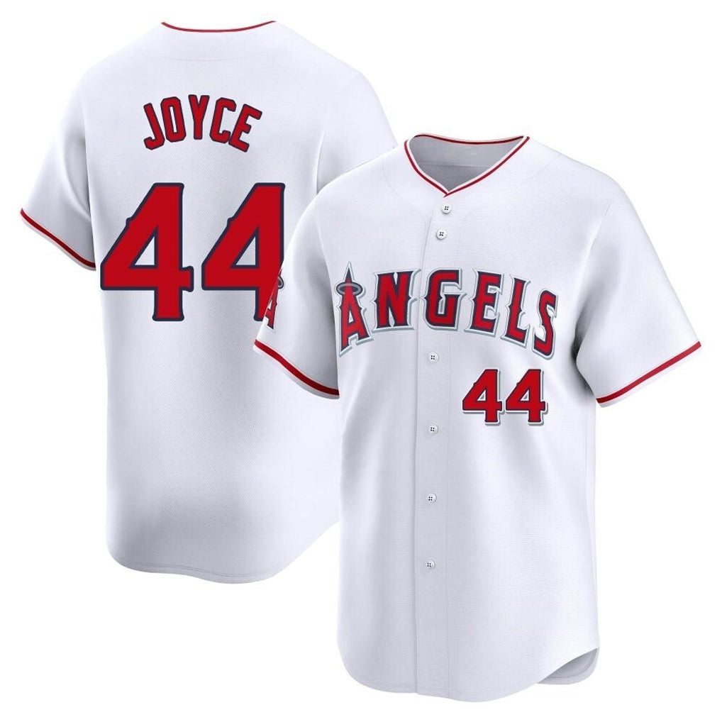 My Store LA.Angels #44 Ben Joyce Player White Limited Home Stitched Jerseys