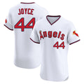 My Store LA.Angels #44 Ben Joyce Player White T-shirt Home Limited Elite Stitched Jerseys
