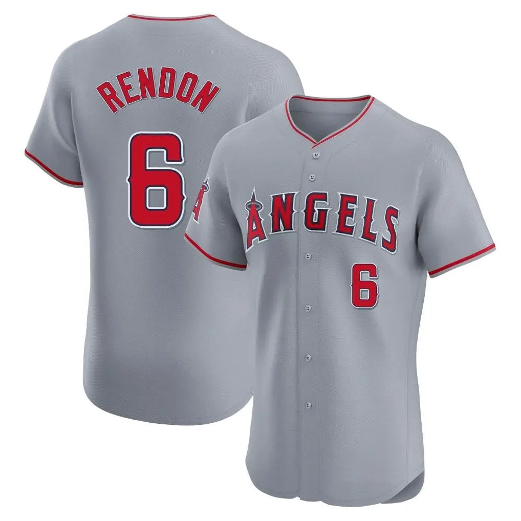 My Store LA.Angels #6 Anthony Rendon Player Gray Home Limited Elite Stitched Jerseys