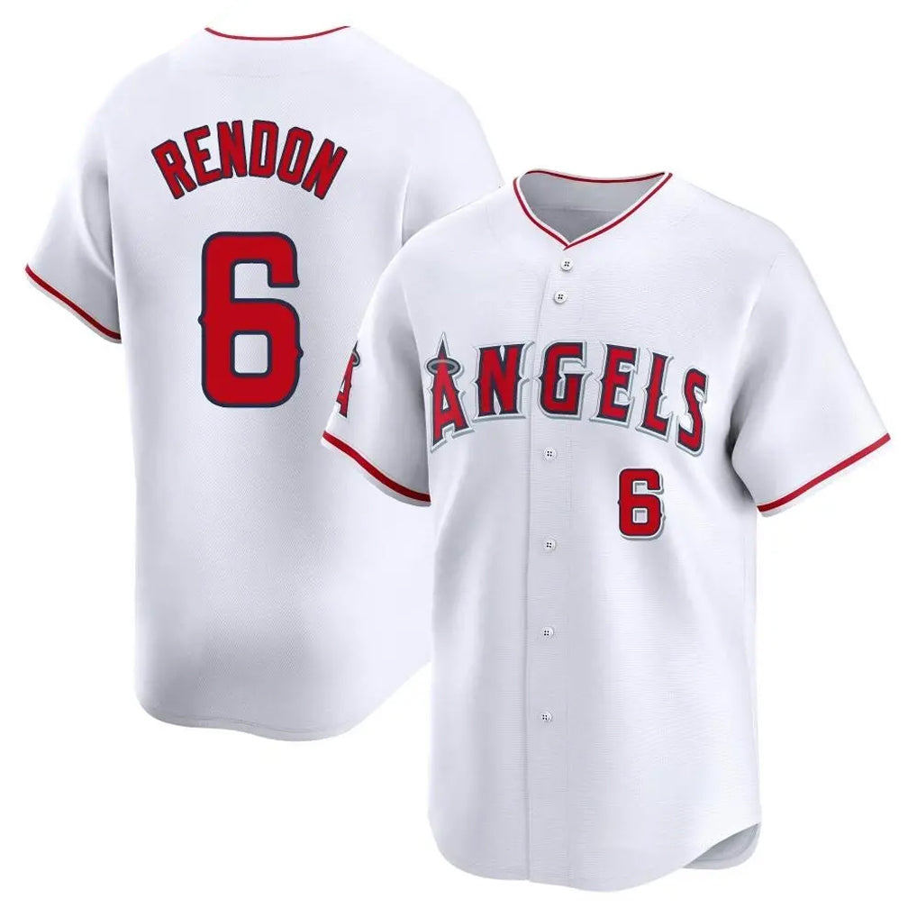 My Store LA.Angels #6 Anthony Rendon Player White Limited Home Stitched Jerseys