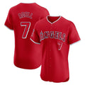 My Store LA.Angels #7 Jo Adell Player Red Home Limited Elite Stitched Jerseys