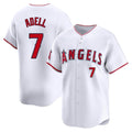 My Store LA.Angels #7 Jo Adell Player White Limited Home Stitched Jerseys