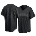 My Store LA.Angels #9 Zach Neto Player Black Pitch Fashion T-shirt Stitched Jerseys