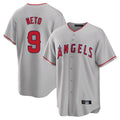My Store LA.Angels #9 Zach Neto Player Gray Home Game Stitched Jerseys