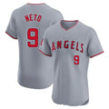 My Store LA.Angels #9 Zach Neto Player Gray Home Limited Elite Stitched Jerseys