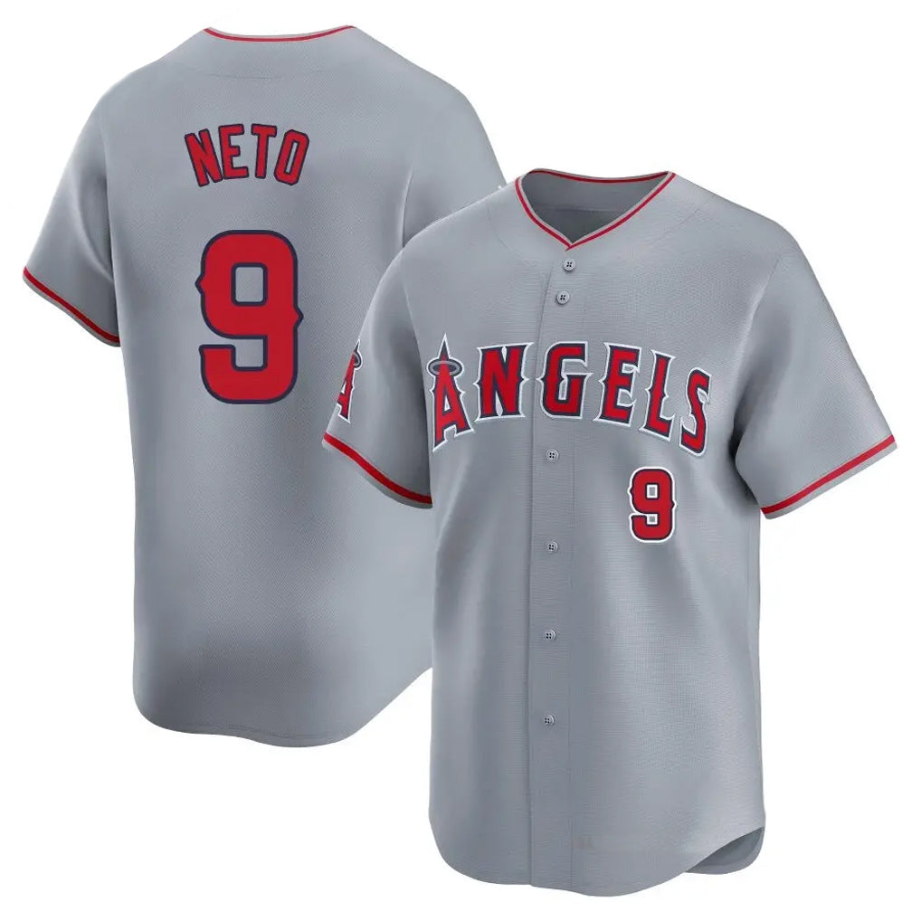 My Store LA.Angels #9 Zach Neto Player Gray Home Limited Stitched Jerseys