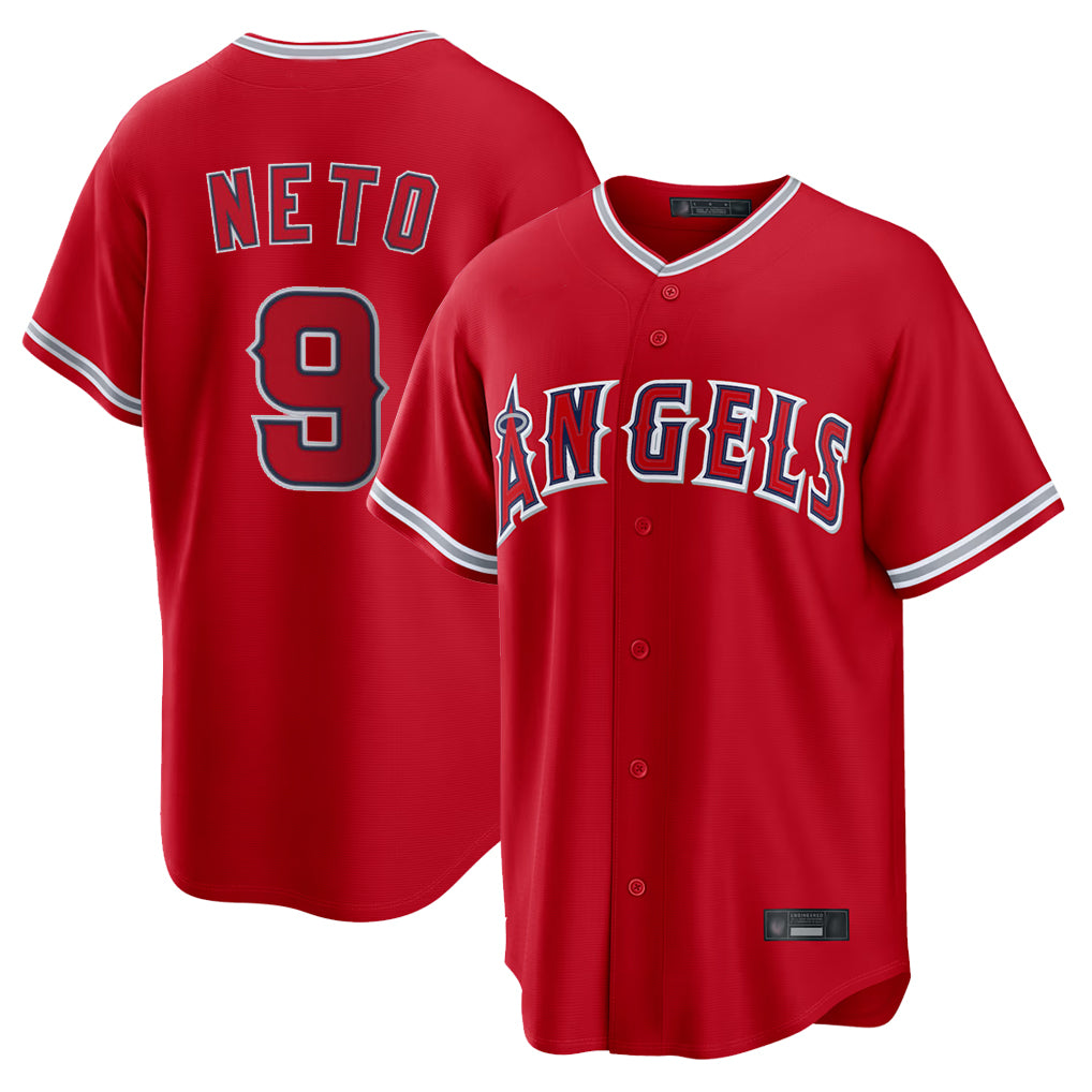 My Store LA.Angels #9 Zach Neto Player Red Home Game Stitched Jerseys