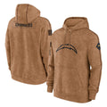 My Store LA.Chargers Brown Salute to Service Hoodies Limited Game Blank Player Stitched Jerseys