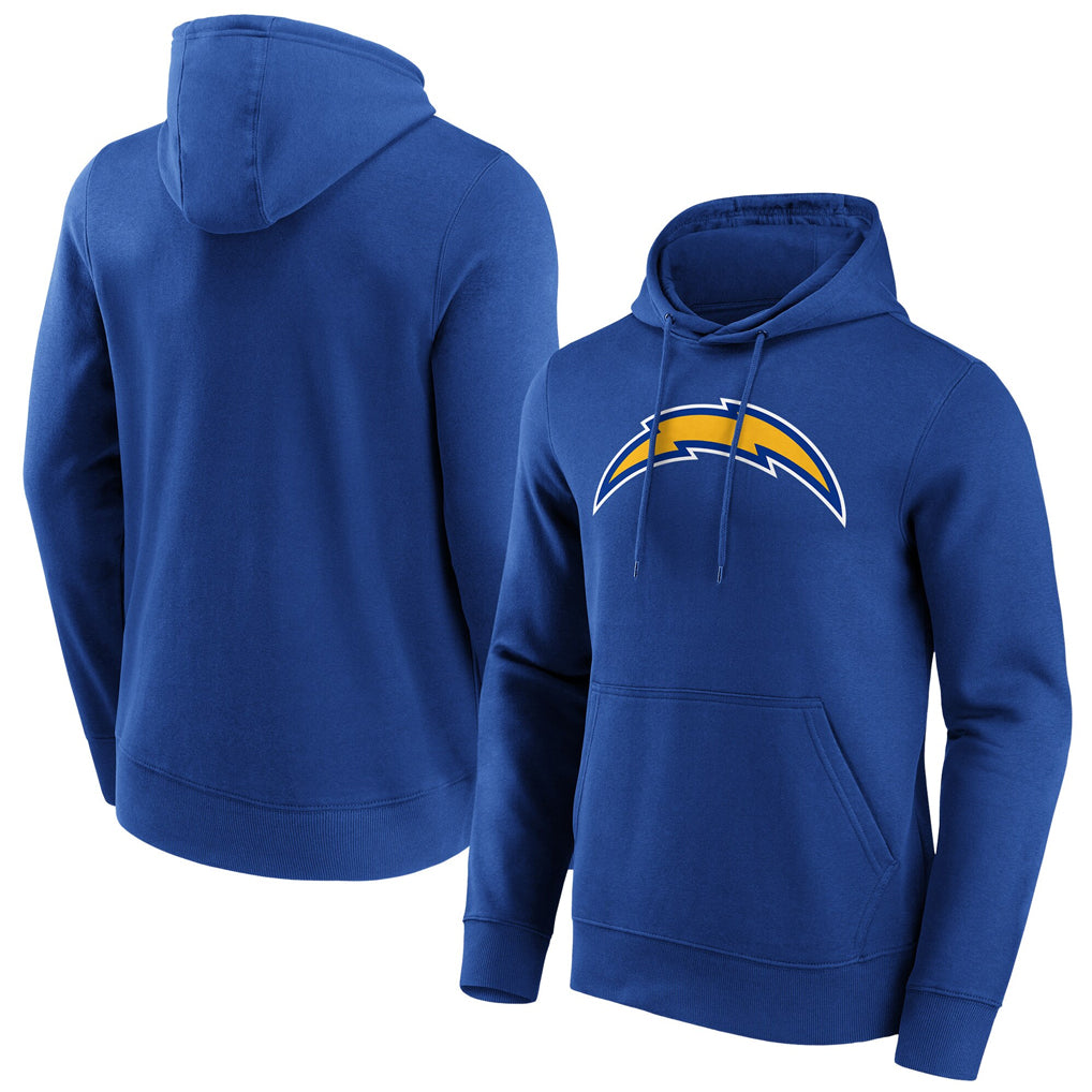 My Store LA.Chargers Royal LOGO Pullover Hoodies Home Game Blank Player Stitched Jerseys