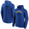 My Store LA.Chargers Royal LOGO Pullover Hoodies Home Game Blank Player Stitched Jerseys