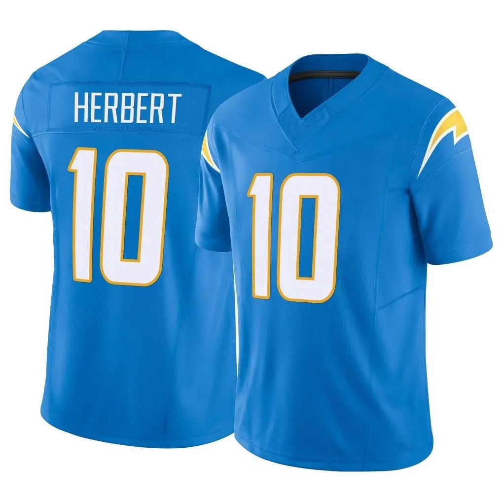 My Store LA.Chargers #10 Justin Herbert Player Blue Limited Vapor F.U.S.E. Home Game Stitched Jerseys