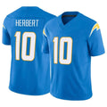 My Store LA.Chargers #10 Justin Herbert Player Blue Limited Vapor F.U.S.E. Home Game Stitched Jerseys