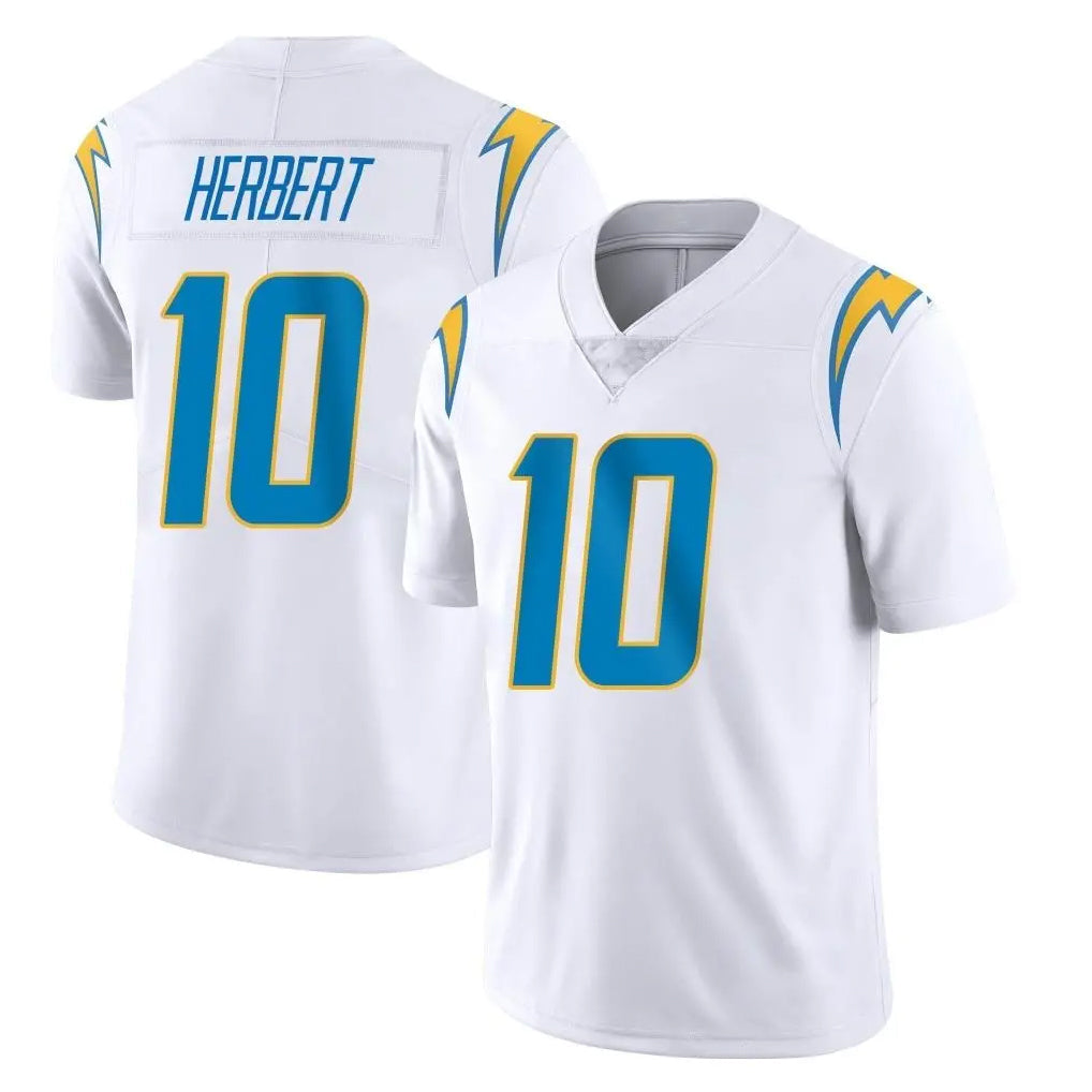 My Store LA.Chargers #10 Justin Herbert Player White Limited Vapor Untouchable Home Game Stitched Jerseys