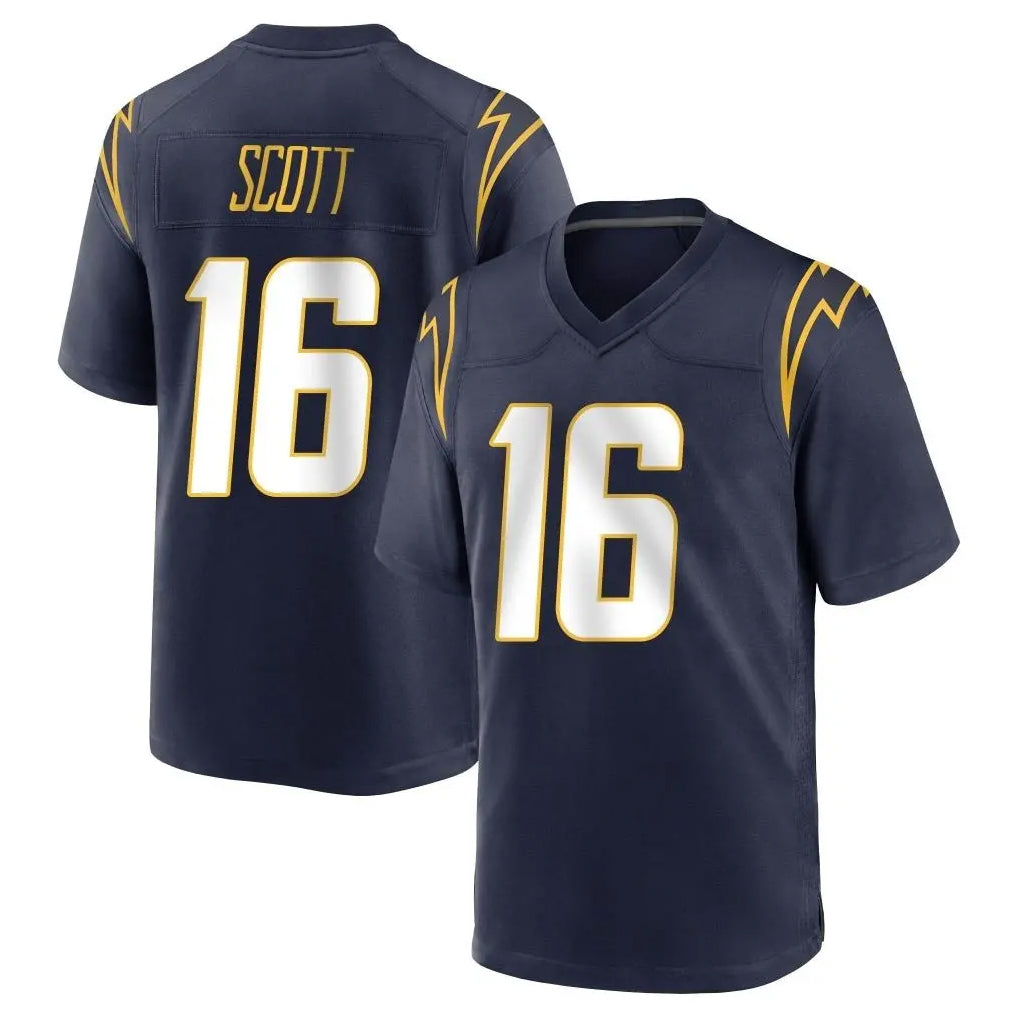 My Store LA.Chargers #16 J.K. Scott Player Navy Home Game Stitched Jerseys