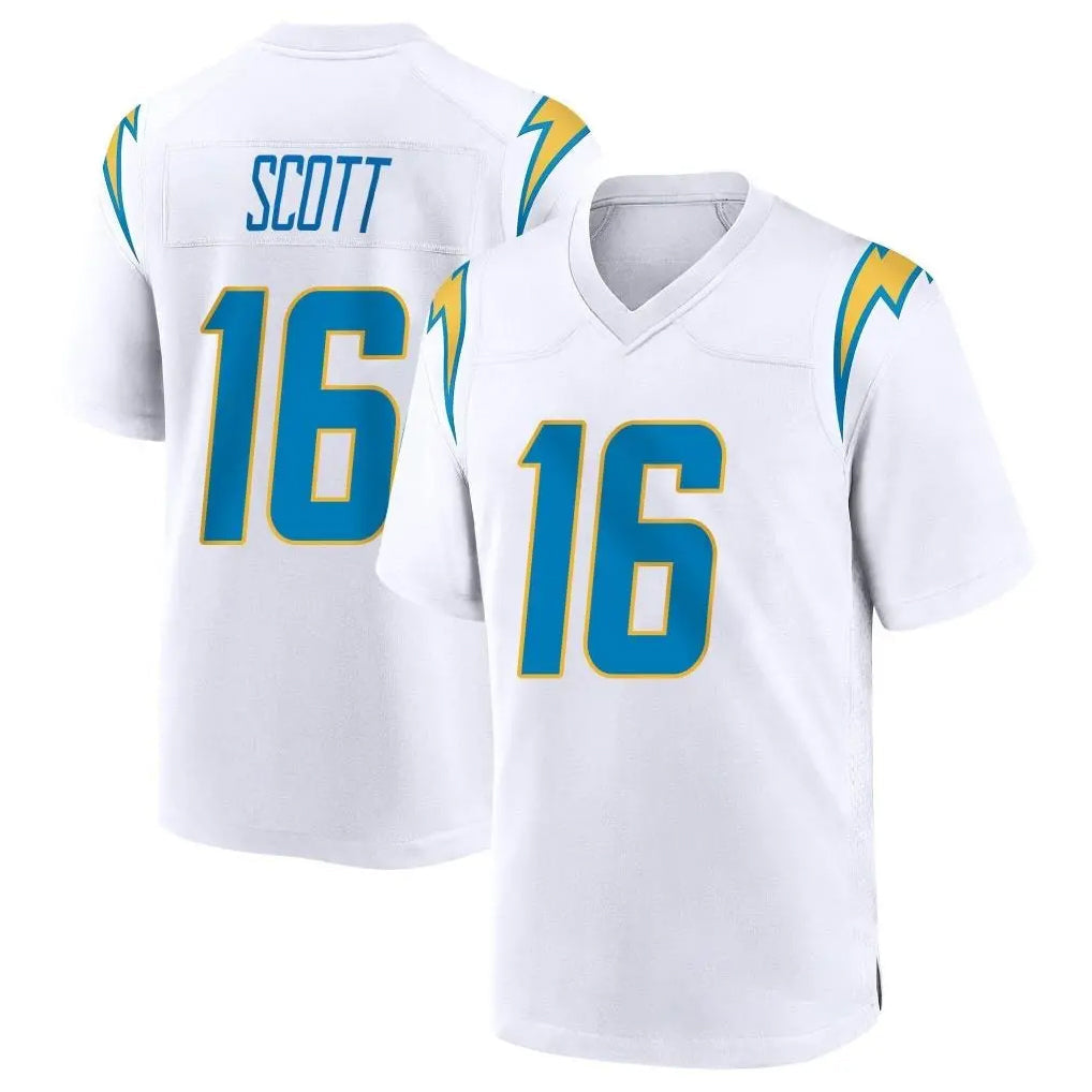 My Store LA.Chargers #16 J.K. Scott Player White Home Game Stitched Jerseys