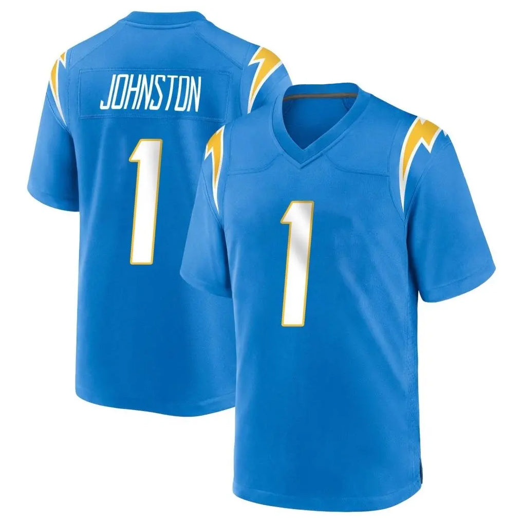 My Store  LA.Chargers #1 Quentin Johnston Player Blue Home Game Stitched Jerseys