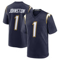 My Store  LA.Chargers #1 Quentin Johnston Player Navy Alternate Home Game Stitched Jerseys