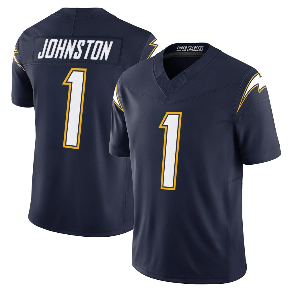 My Store  LA.Chargers #1 Quentin Johnston Player Navy Vapor F.U.S.E. Limited Home Game Stitched Jerseys