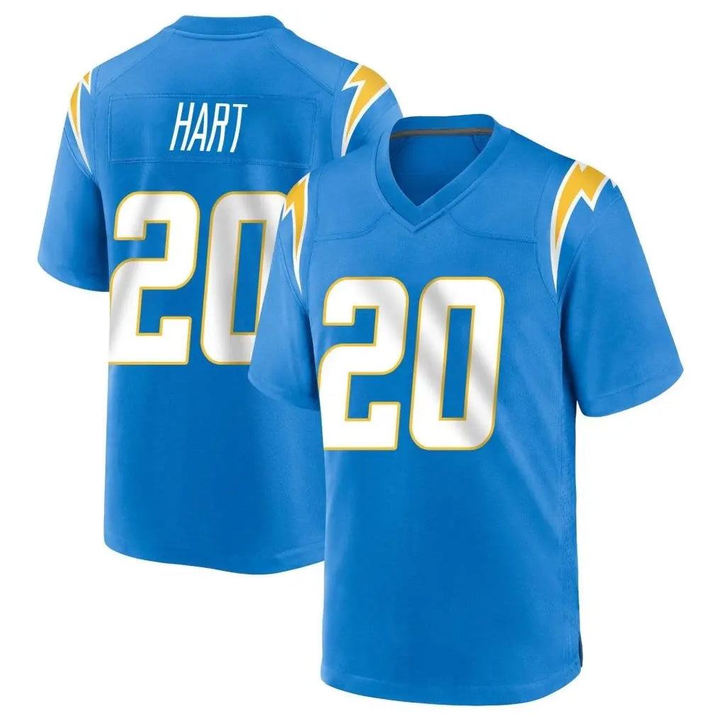 My Store LA.Chargers #20 Cam Hart Player Blue Home Game Stitched Jerseys