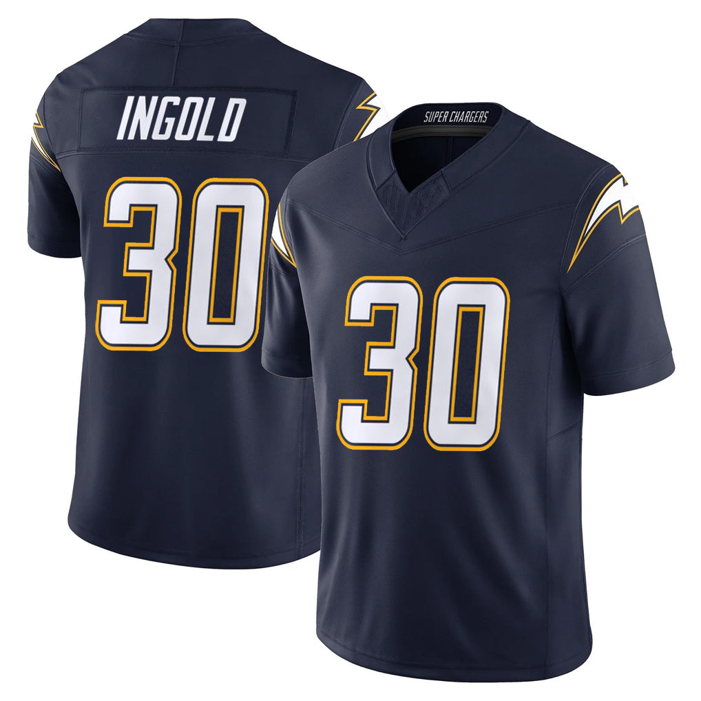 My Store LA.Chargers #30 Alec Ingold Player Navy Vapor F.U.S.E. Limited Home Game Stitched Jerseys