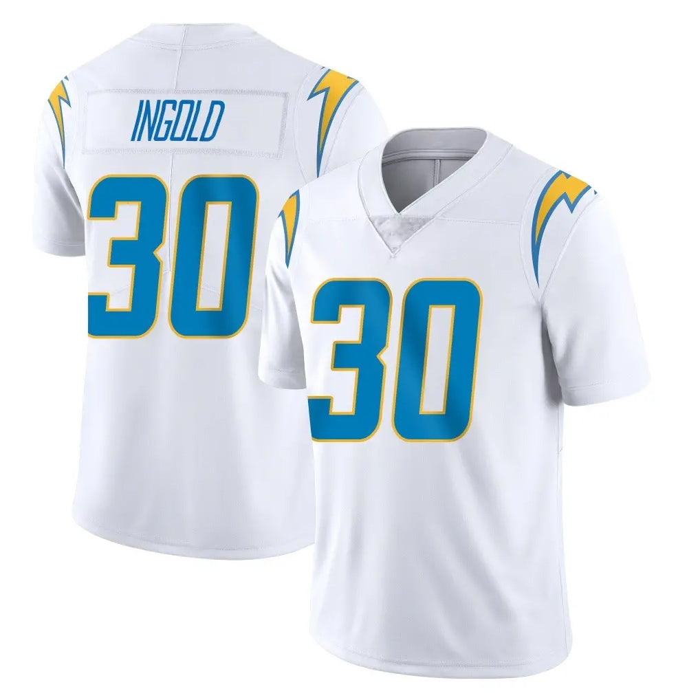 My Store LA.Chargers #30 Alec Ingold Player White Limited Vapor Untouchable Home Game Stitched Jerseys